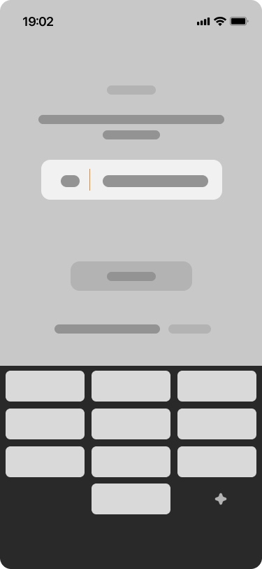 Login wireframe
